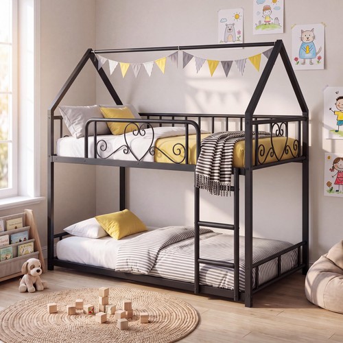 Garvee bunk twin over - twin,