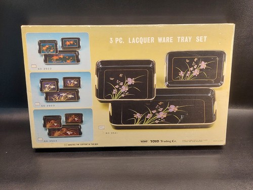 Vintage toyo japan lacquerware - vintage,