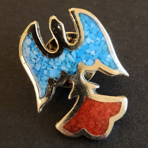 Peyote thunderbird pin for - peyote/thunderbird,