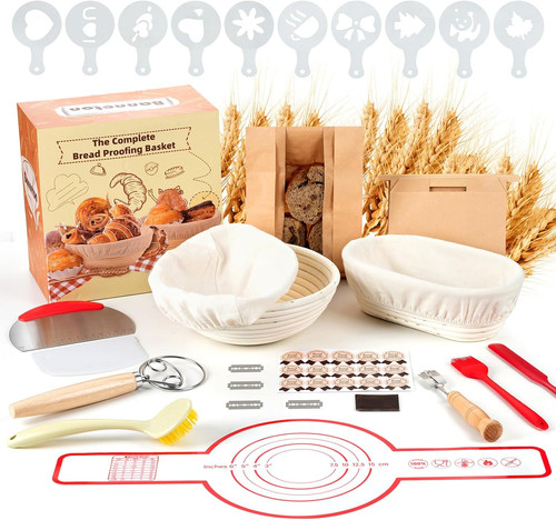 Sourdough bread baking - sourdough,