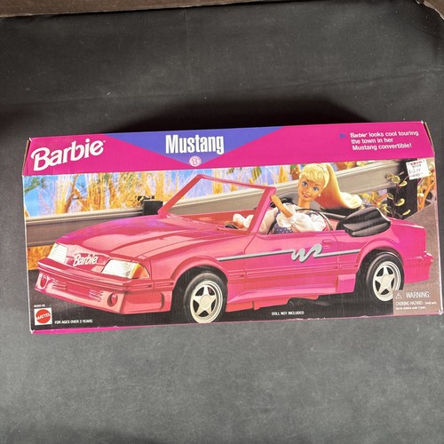 Barbie pink mustang - pink,