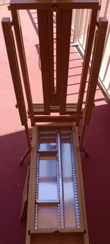 French easel wood sketch box - french,