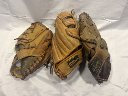 Lot vintage leather - lot, 3
