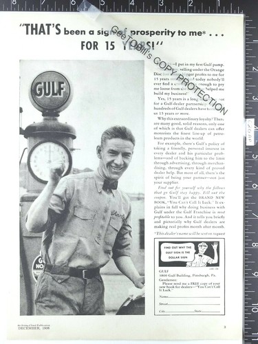 1936 gulf oil gas service - 1936,