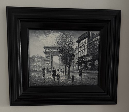 Oil painting paris - painting, of