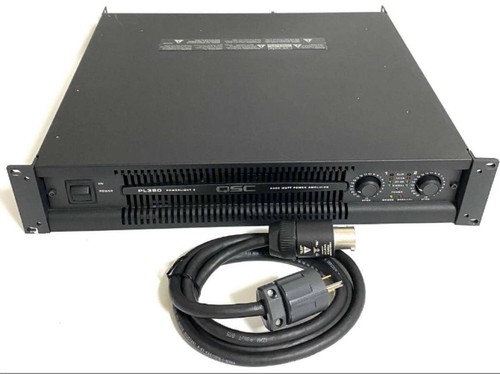 Qsc pl380 power amplifier - power,