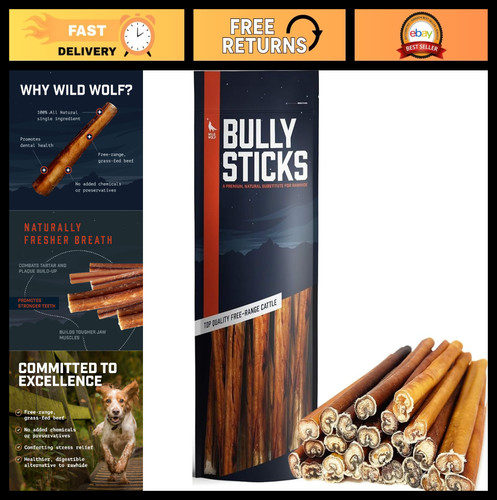 Angus bully sticks - 12", 1.5