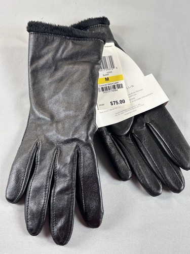 Charter club black leather - charter,