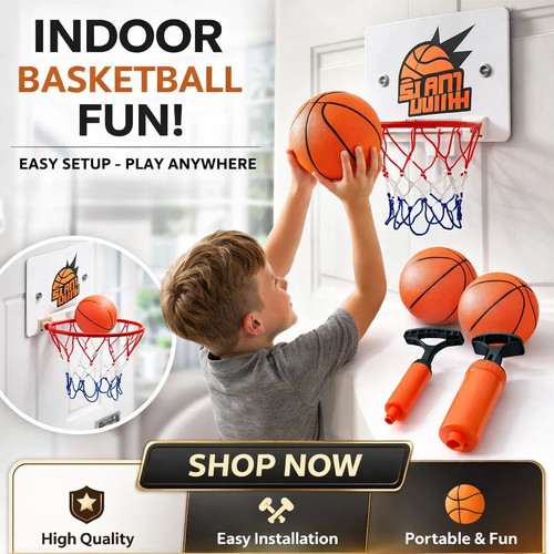 Indoor basketball hoop mini - basketball,