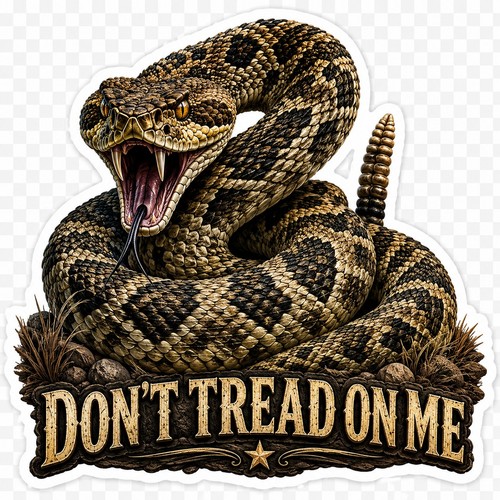 Don tread me - tread, snake
