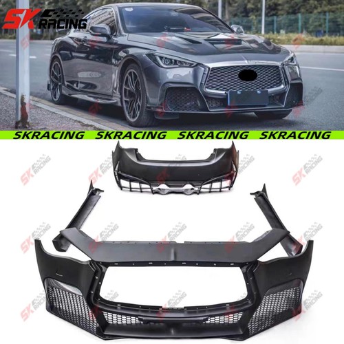 Front rear bumper side skirts - front,