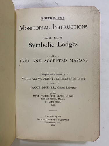 Monitorial instructions for - instructions,