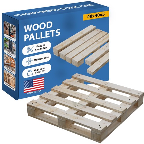 Greaton 48x40x5 wooden pallet - greaton,,