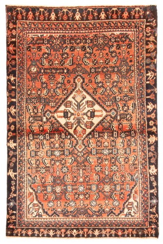 Vintage hand knotted area - vintage,