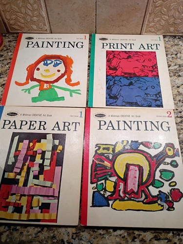 Vtg whitman painting books - vtg,