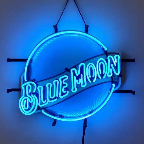 Stock blue moon - stock, beer