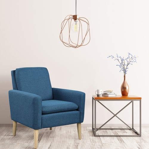 Modern accent fabric armchair - accent,