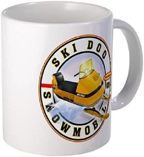 Ski doo snowmobile - doo, mug