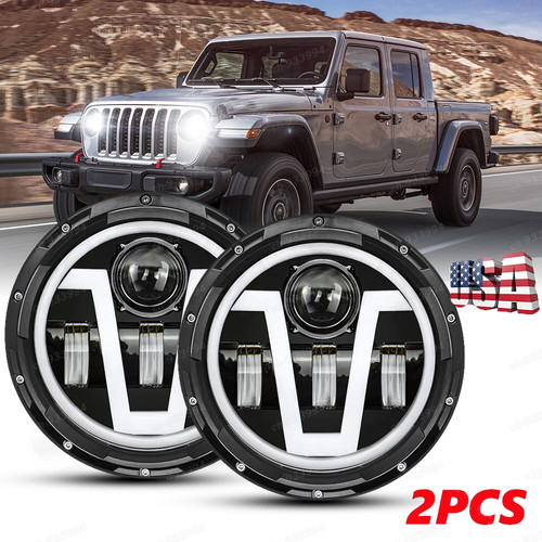 Led halo headlights combo for - halo,