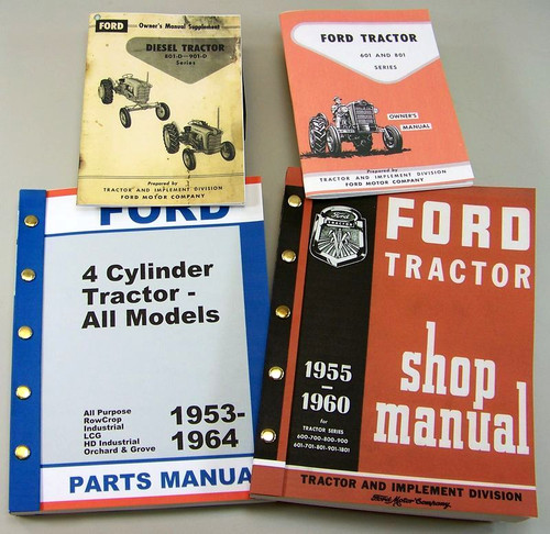 Ford 801 diesel tractor - d,