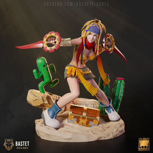 Rikku figure statue various - figure,