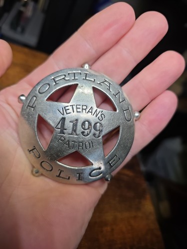 Portland veterans patrol badge - patrol,