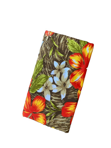 Vtg polynesian textiles floral - vtg,