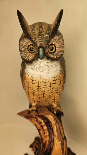 Vintage owl decoy - , folk