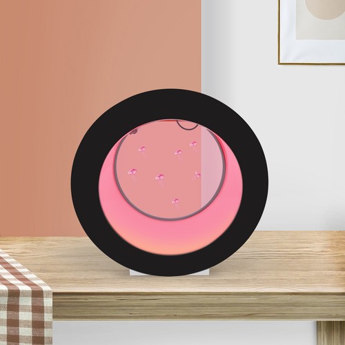 Led round fish - round, tank