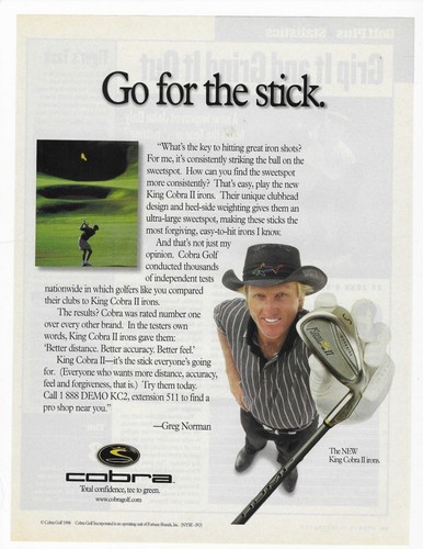 Greg norman king cobra - norman,