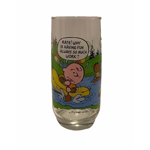 Mcdonalds camp snoopy glass - mcdonalds,