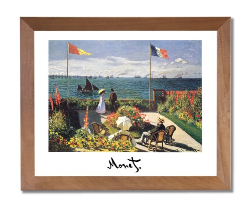 Monet framed art print claude - framed,