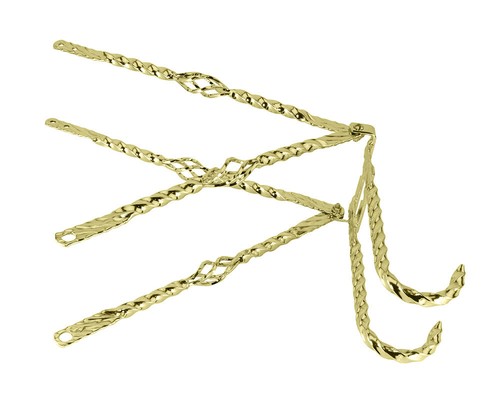Gold bicycle lowrider - gold,