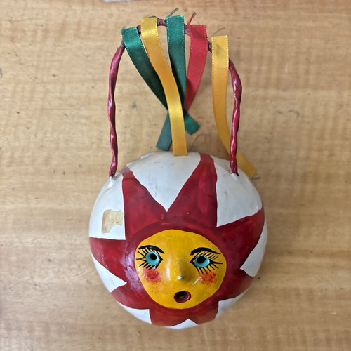 Mexican coconut folk art hand - mexican,