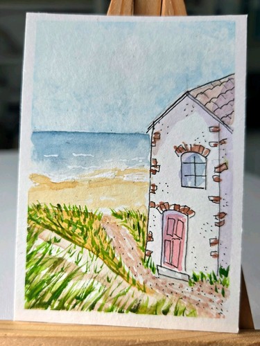 Aceo art card original - aceo,