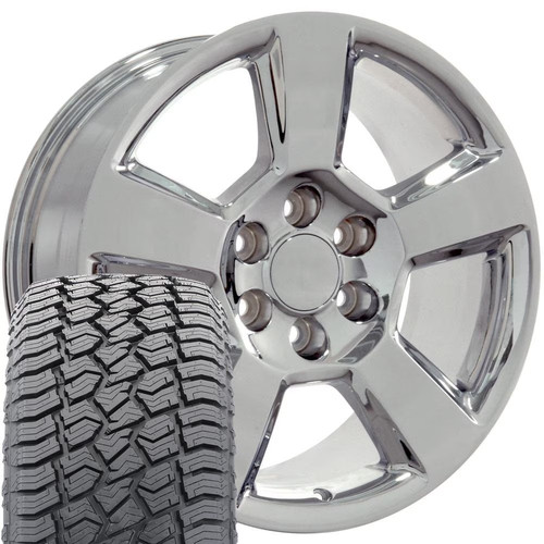 5652 chrome 20x9 rims - 5652,