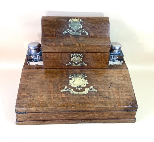 Antique victorian oak - antique, brass