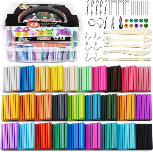 Ciaraq color polymer clay - 28-color,
