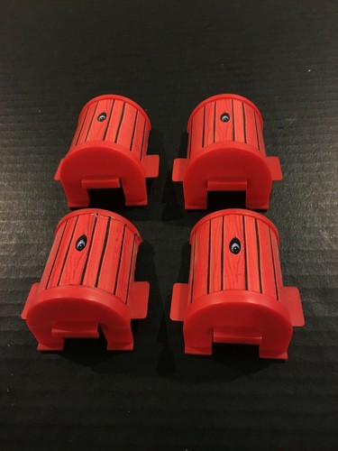 Plastic trash barrels - plastic,