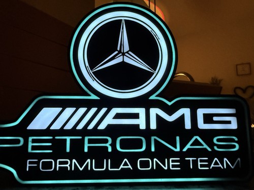 Mercedes amg logo light - light,