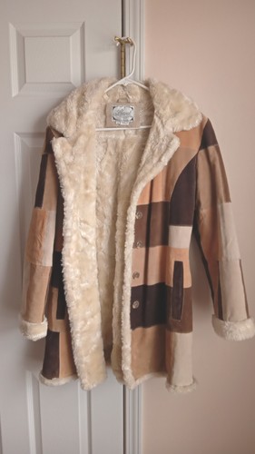 Vintage patchwork leather - leather, coat