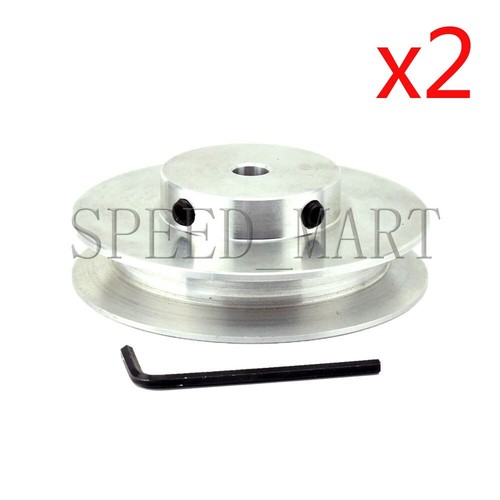 2pcs type pulley aluminium - a,