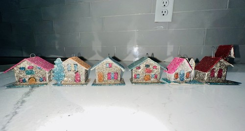 Vtg mcm putz - christmas, mini
