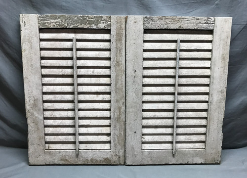 Antique pair 18x26 shabby - pair,