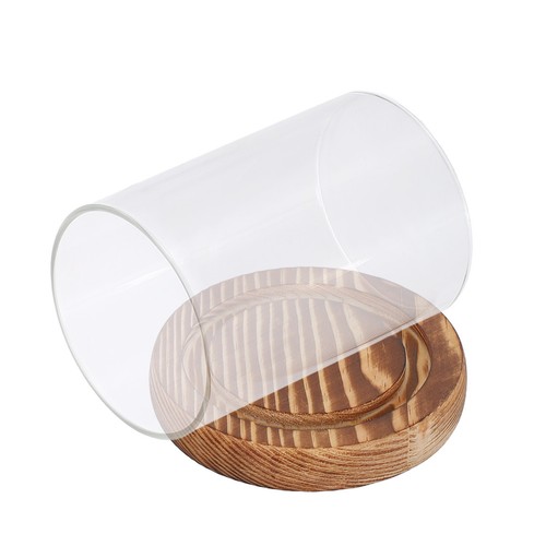 Reusable glass hurricane - reusable,