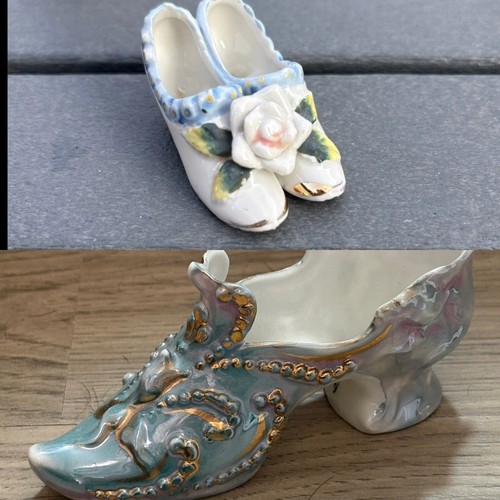 Vintage porcelain shoes - 2,