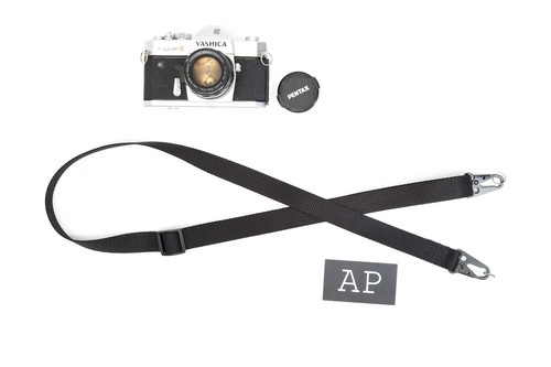 Nylon camera strap black by - nylon, in