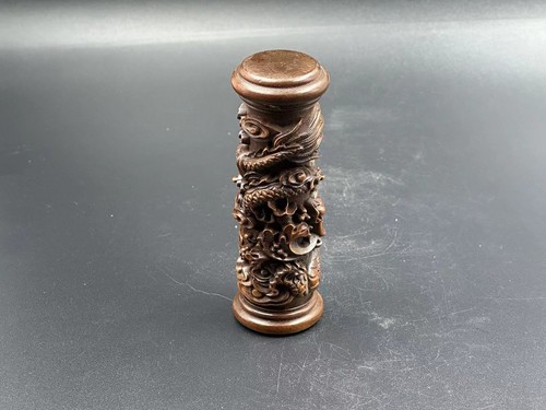 Chinese vintage boxwood carved - chinese,