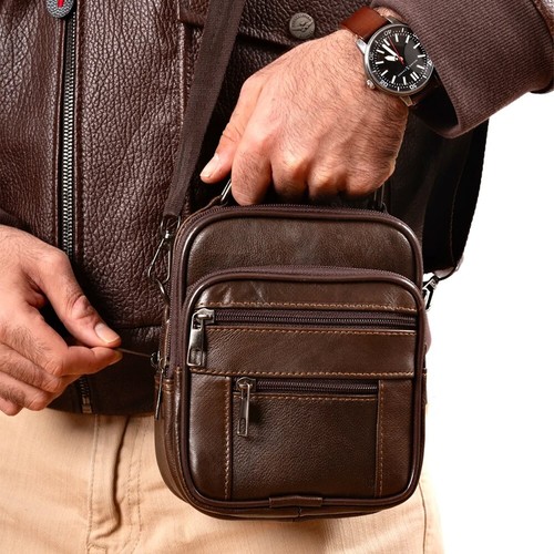 Men genuine leather - men's, chest