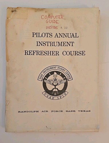 Pilots annual instrument - annual,
